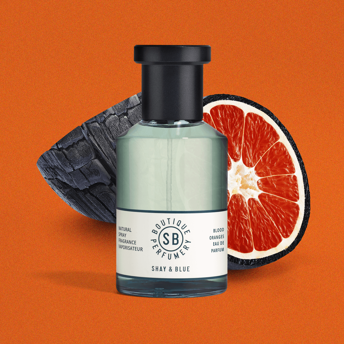 Shay & Blue Blood Orange Perfume 100ml - Natural Spray Fragrance - Natural Spray Fragrance