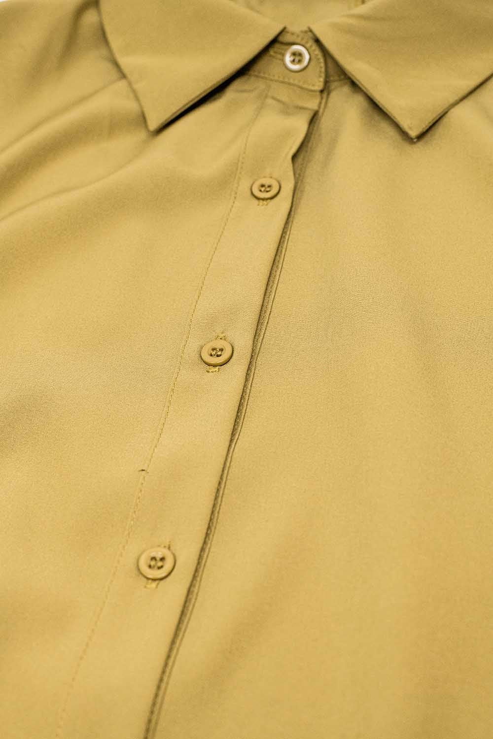 Shirt made of very soft and light fabric in camel - Shirts