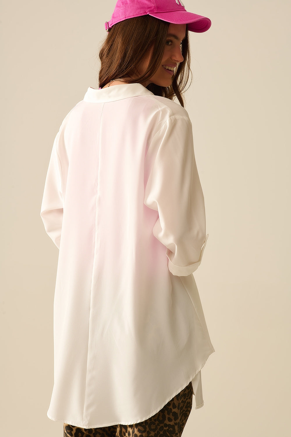 Shirt made of very soft and light fabric in white - Shirts