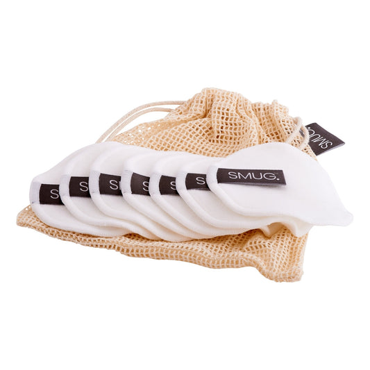 Reusable Cotton Cleanse Pads with Mesh Wash Bag - Cleanse Pads