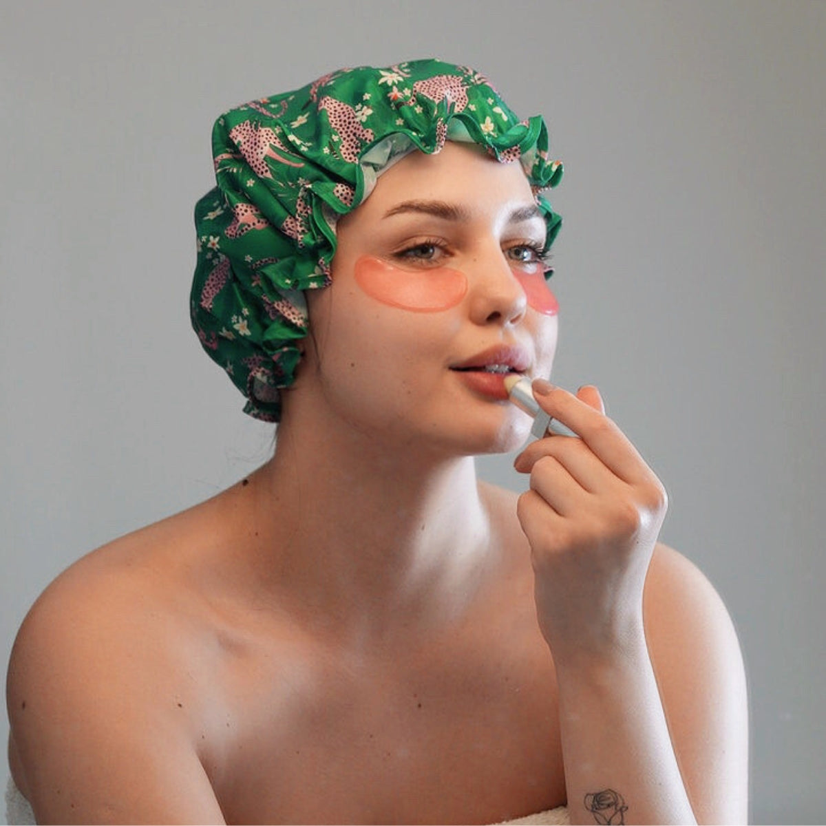 Shower Cap - Cheetah Print - Shower Caps