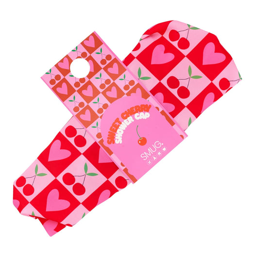 Shower Cap - Sweet Cherry Print - Shower Caps