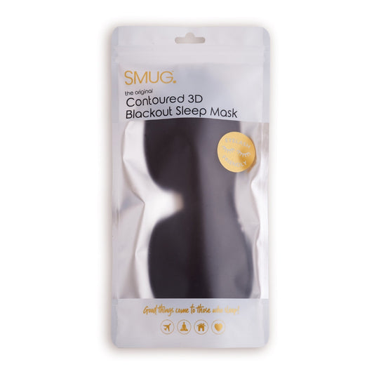 Contoured 3D Blackout Sleep Mask - Black - Contoured Sleep Mask