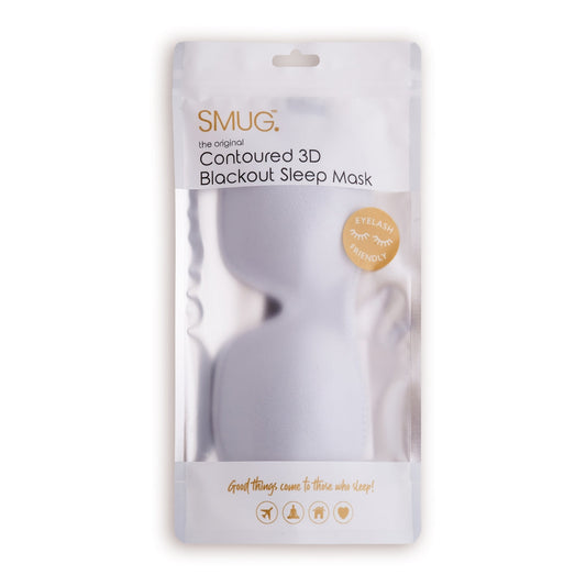 Contoured 3D Blackout Sleep Mask - Grey - Contoured Sleep Mask