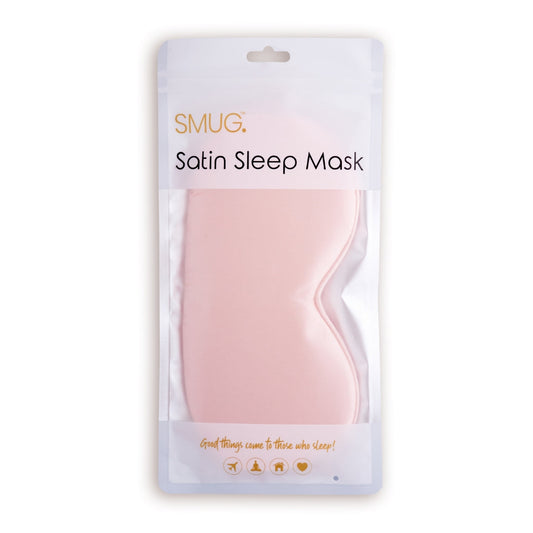 Satin Sleep Mask - Pink - Satin Sleep Mask