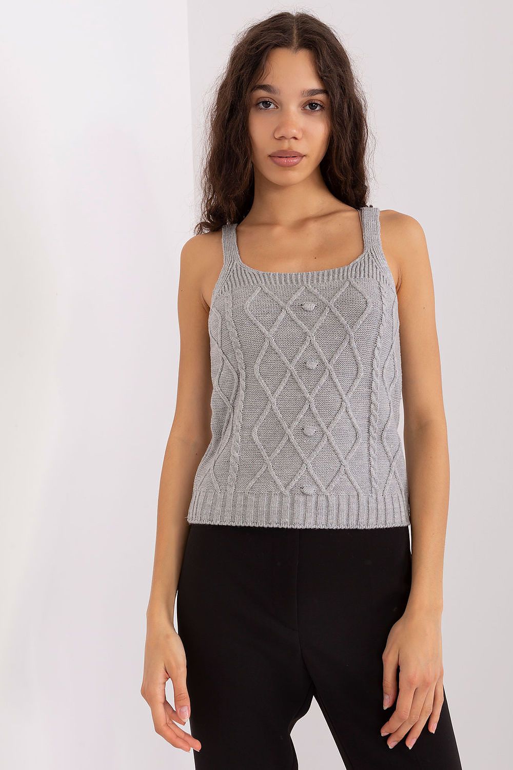 Badu Soft Classic Cardigan Jumper Balloon Sleeves -