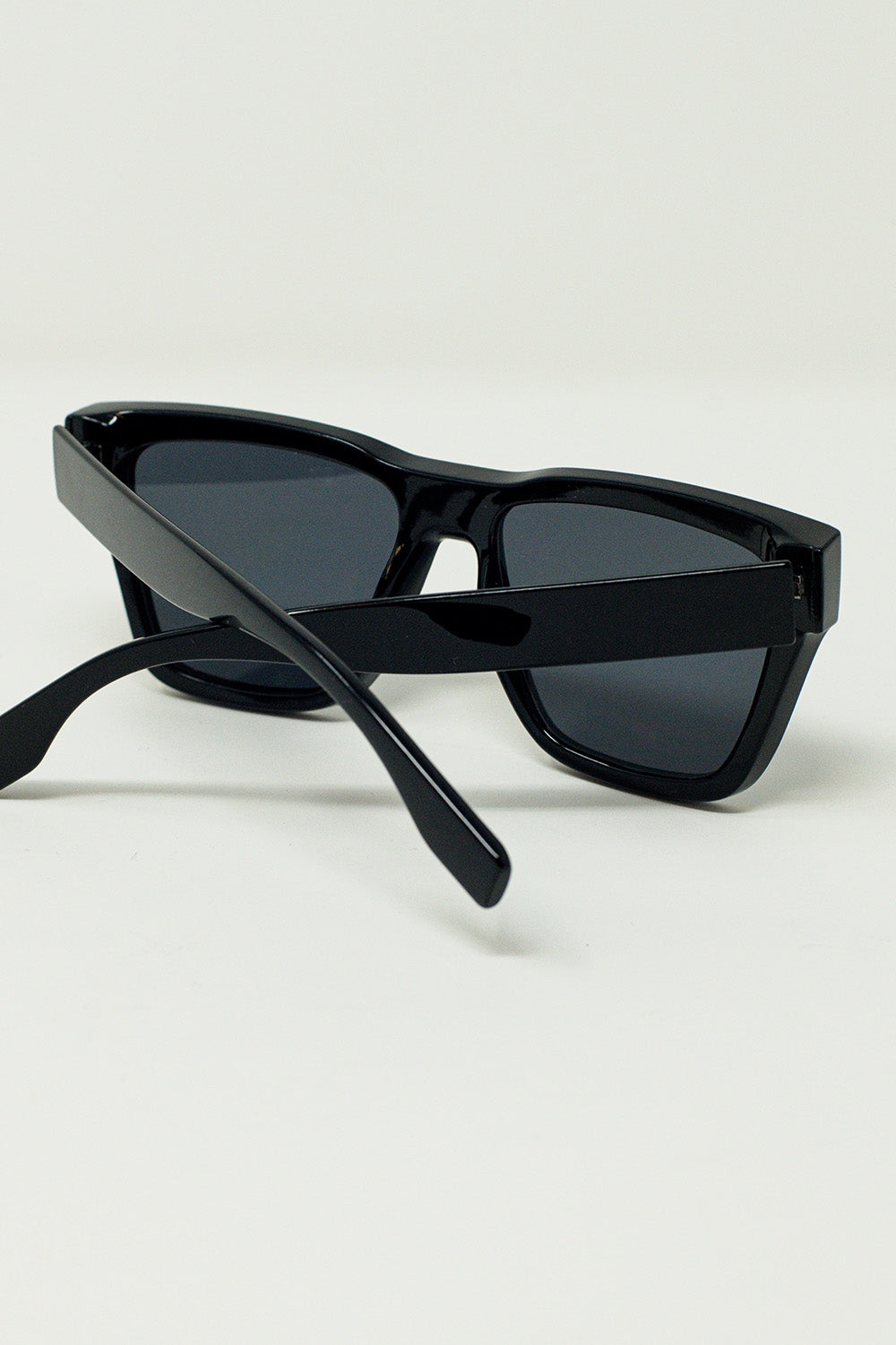 Square Chunky Black Sunglasses - Sunglasses