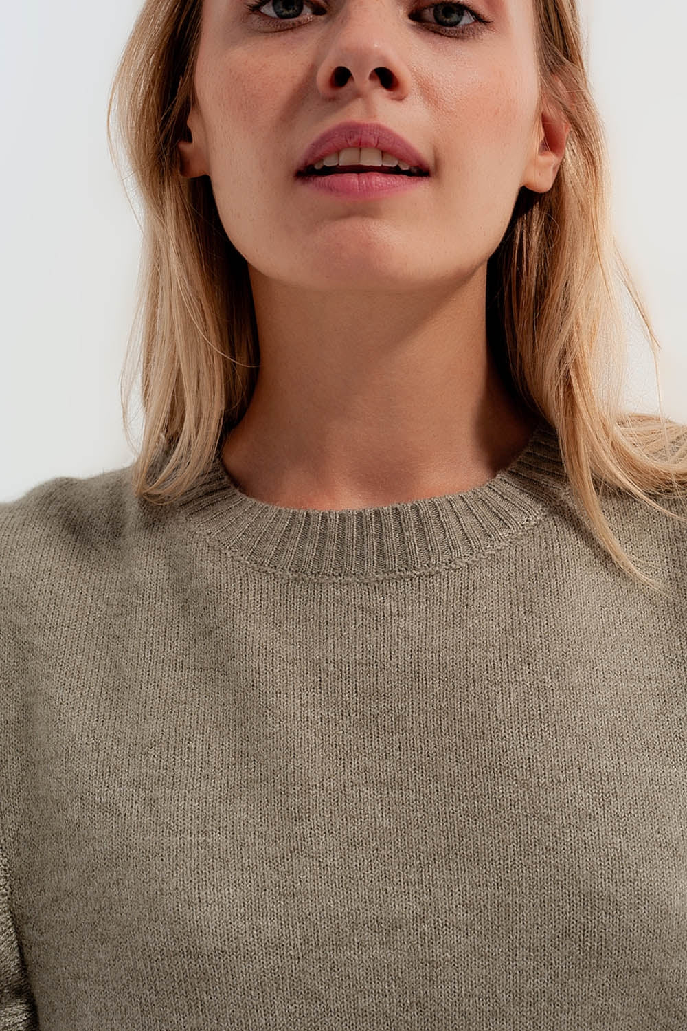Sweater in sage green - Jumpers