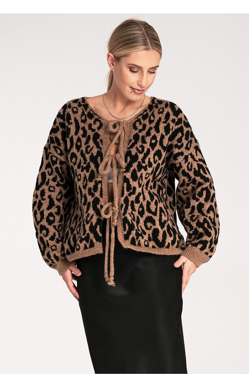 Trendy Animal Print Cardigan for Women -