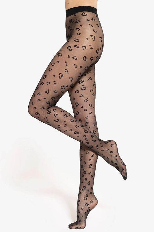 Trendy Animal Print Tights for Fashion Lovers - Socks