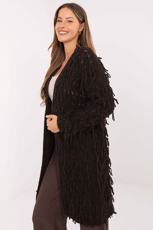 Rue Paris Trendy Long Cardigan for Stylish Layering - Cardigans