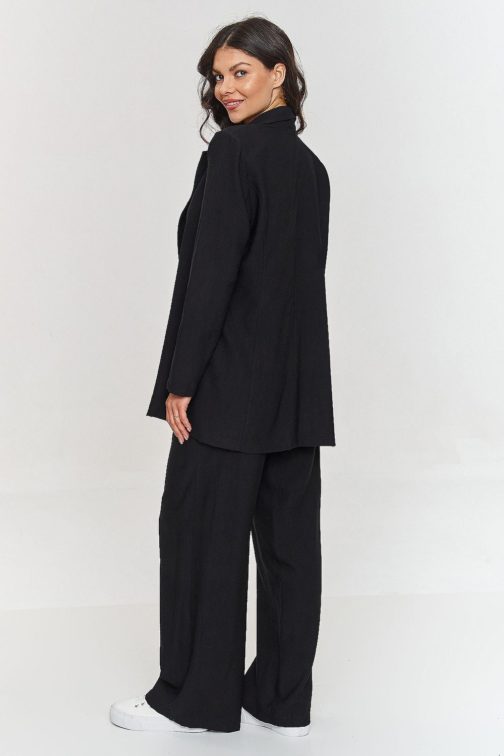 Trendy Tailored Blazer and Trousers Set - Outfit Sets