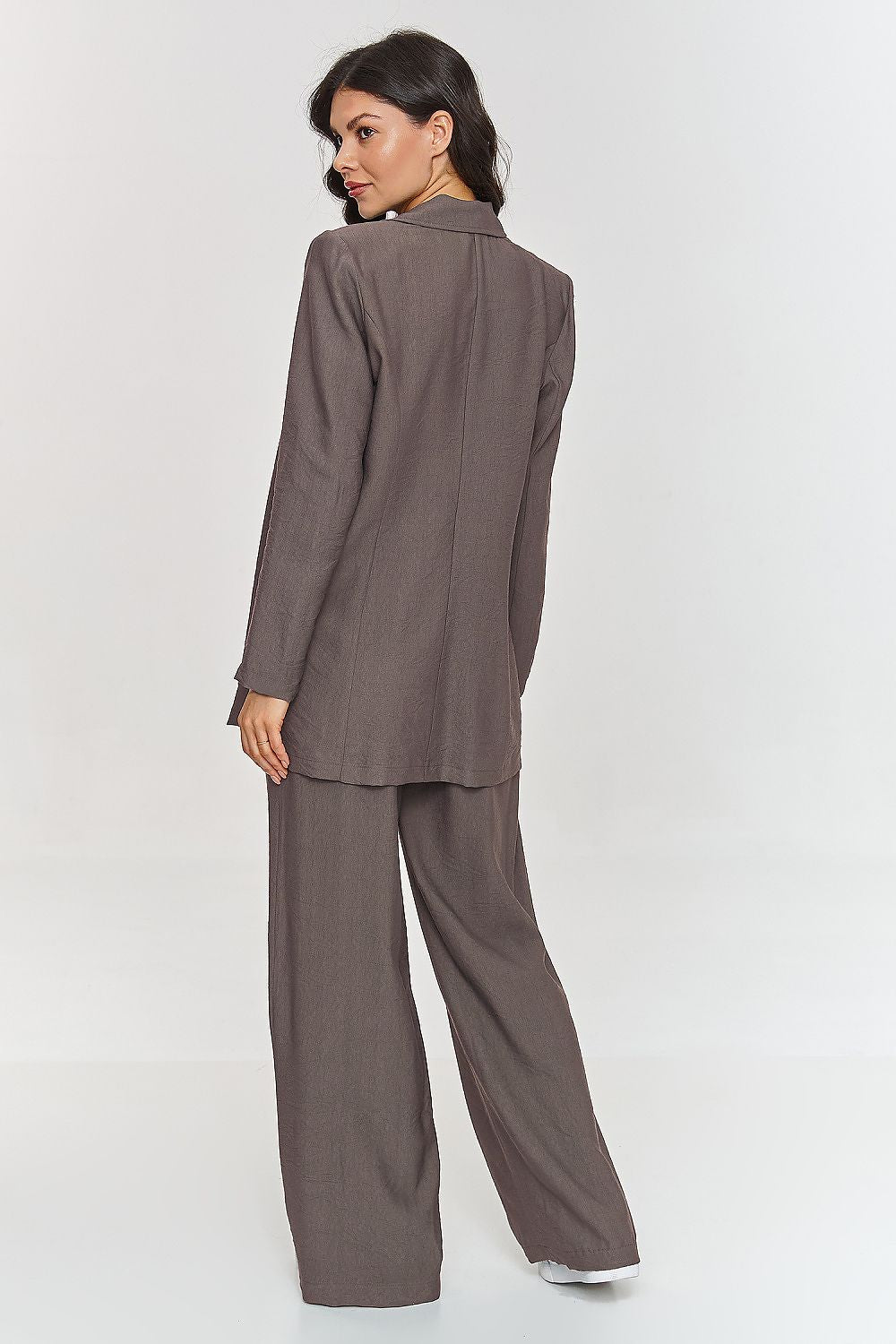 Trendy Tailored Blazer and Trousers Set - Outfit Sets