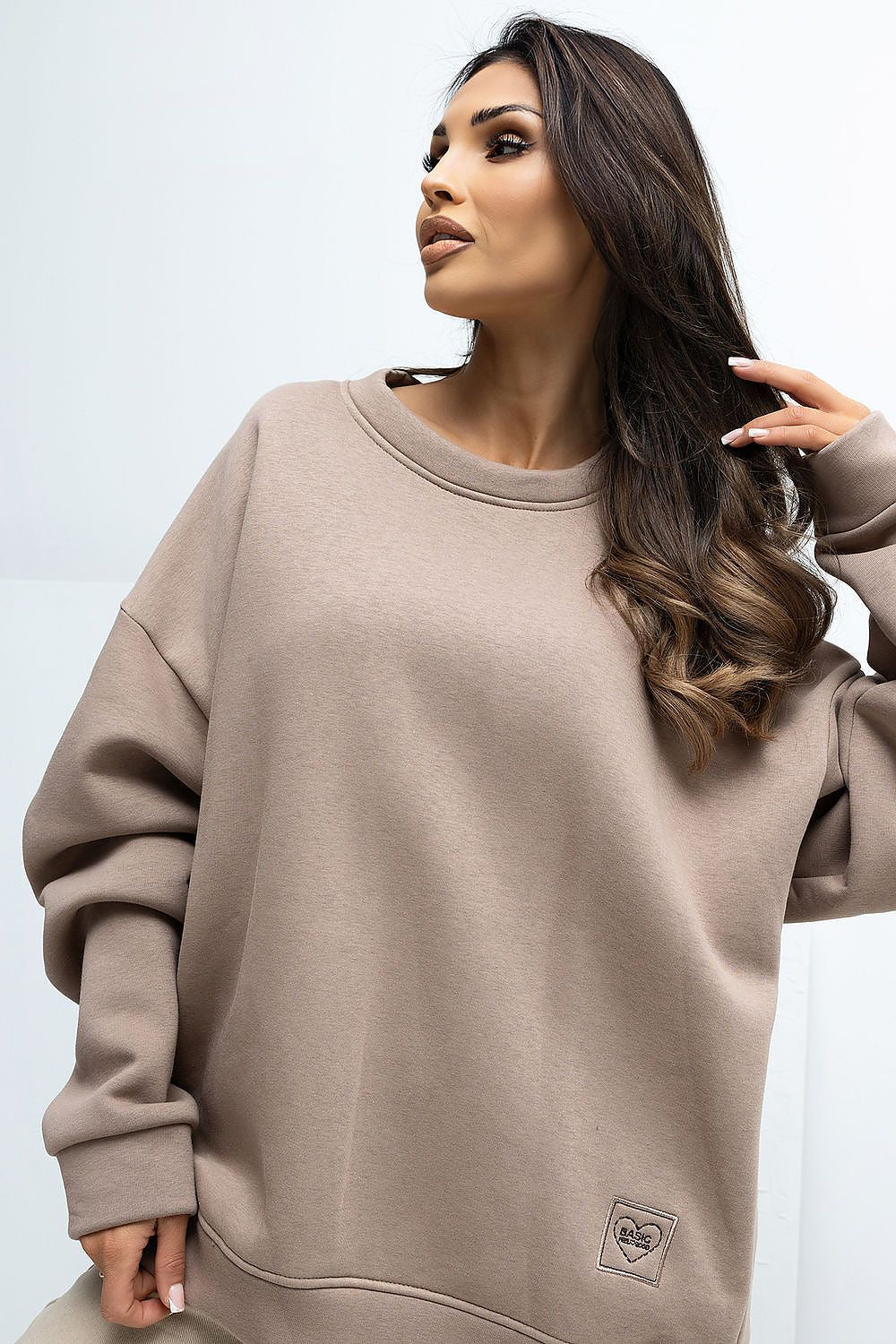 Versatile Casual Jumper Women at Lua Boutique - Sweatshirt