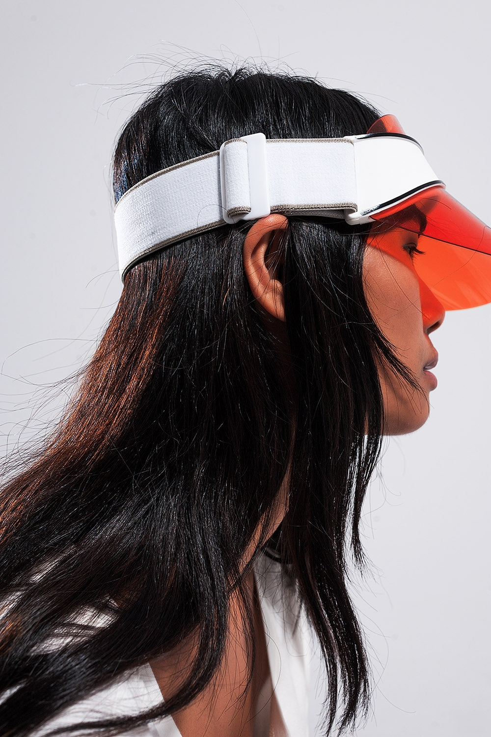 Visor cap in red - Hats