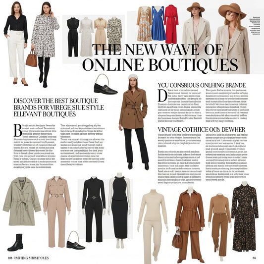 Navigating the New Wave of Online Clothing Boutiques: A Fashion-Focused Guide