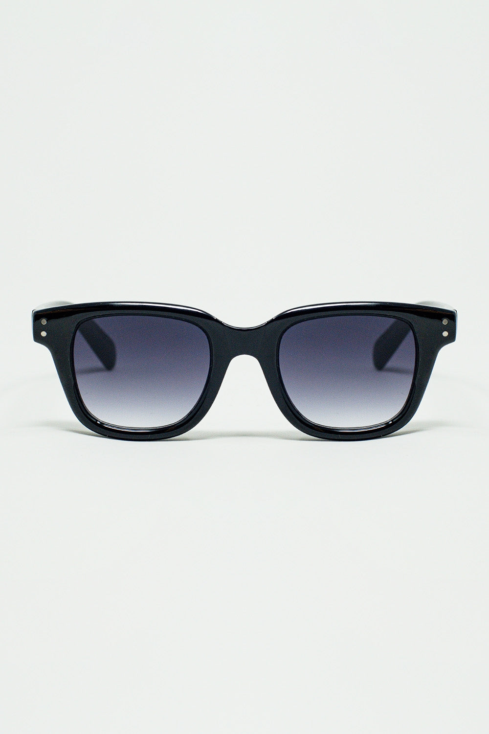 thick black delta square sunglasses