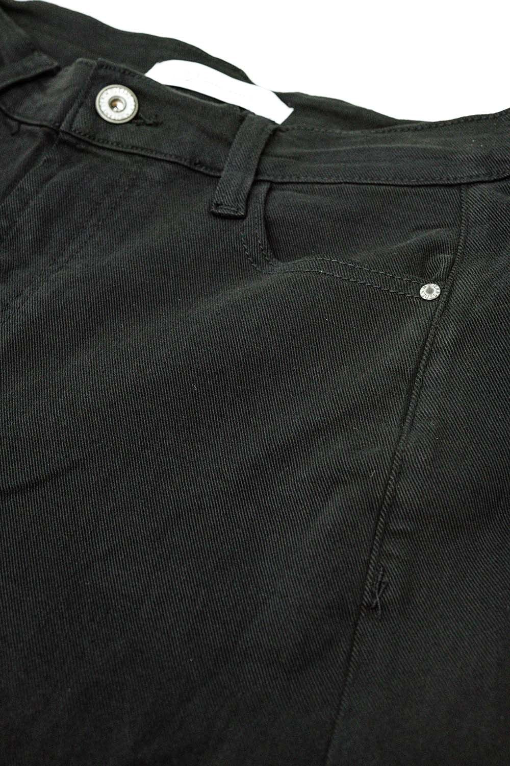 Extra wide leg trousers in black - Coloured Jeans