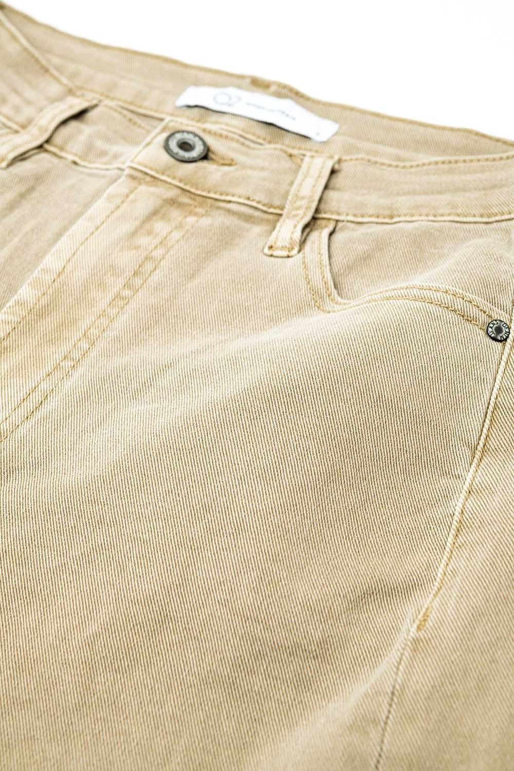 Pants extra wide fit in washed beige - Coloured Jeans