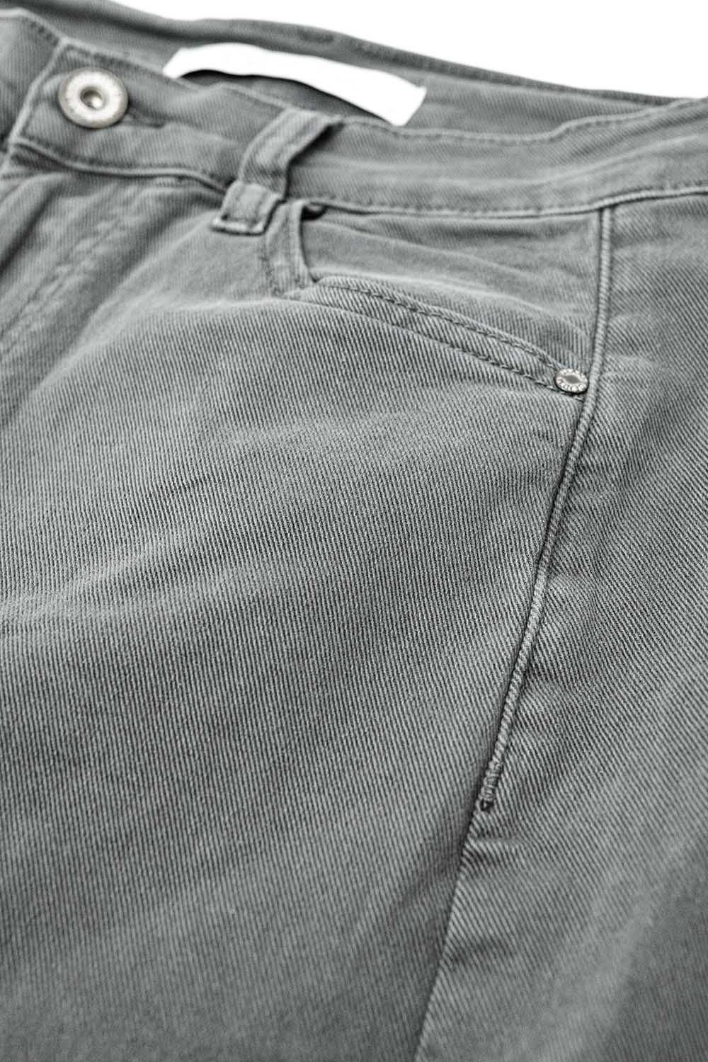 Extra wide leg Pants in washed grey - Coloured Jeans