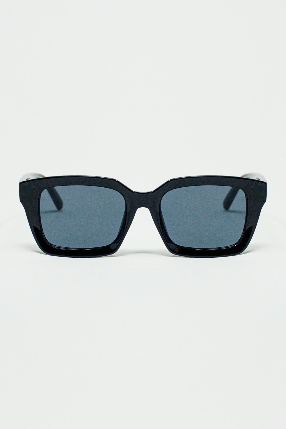Thick Square Frame Sunglasses Chunky Retro