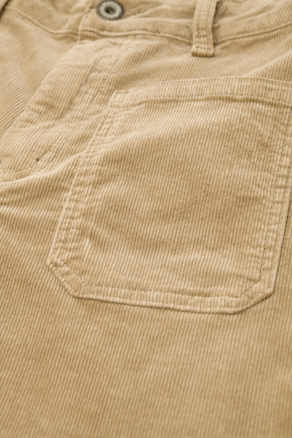 Straight Leg Corduroy Jeans in camel with pockets - Coloured Jeans