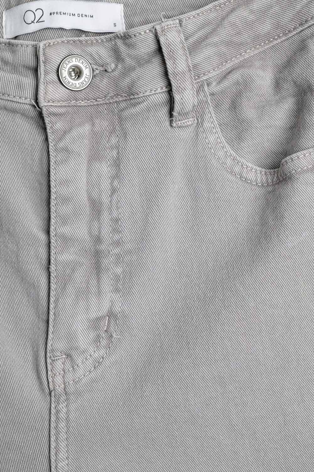 Straight leg Pants with cropped hem in Gray - trousers, Coloured Jeans