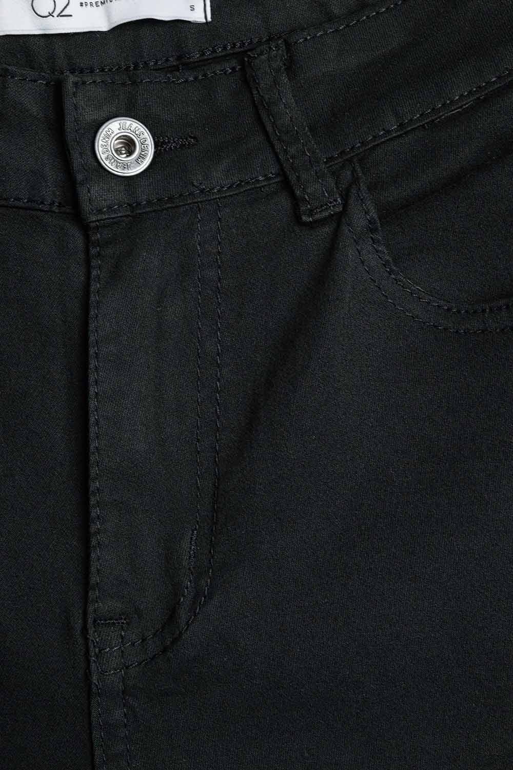 Black Straight Pants wide leg - Coloured Jeans