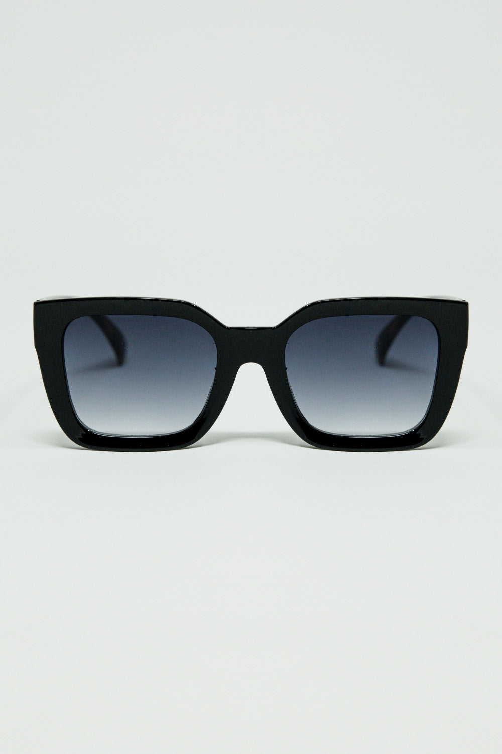 Square sunglasses with animal print on the side