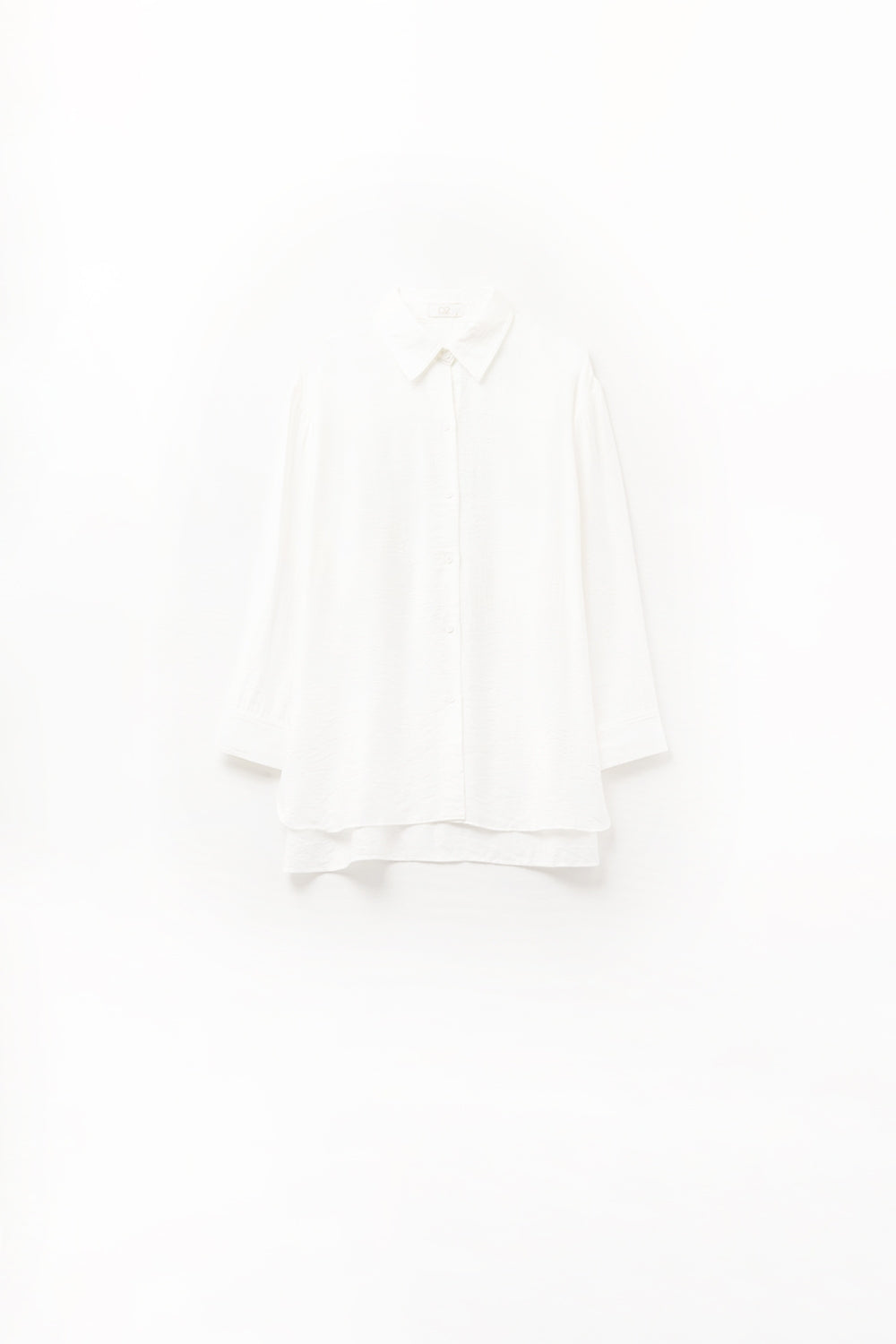 relaxed fit Shirt long Sleeves in white - Shirts