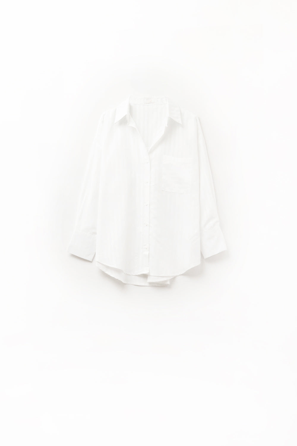 Relaxed White striped blouse - Shirts