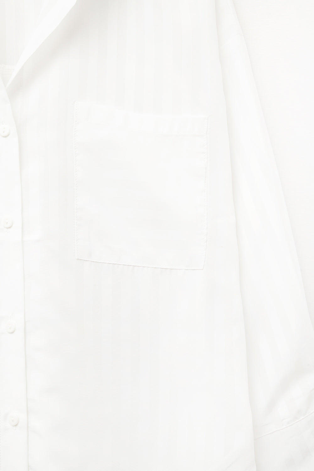 Relaxed White striped blouse - Shirts