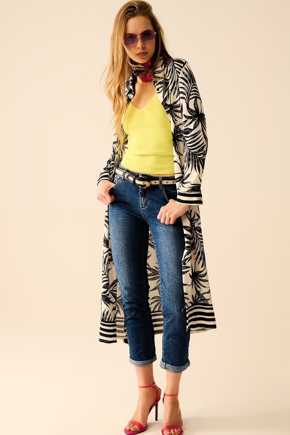 Basic Super Skinny Mid Wash Stretchy Jeans - Denim