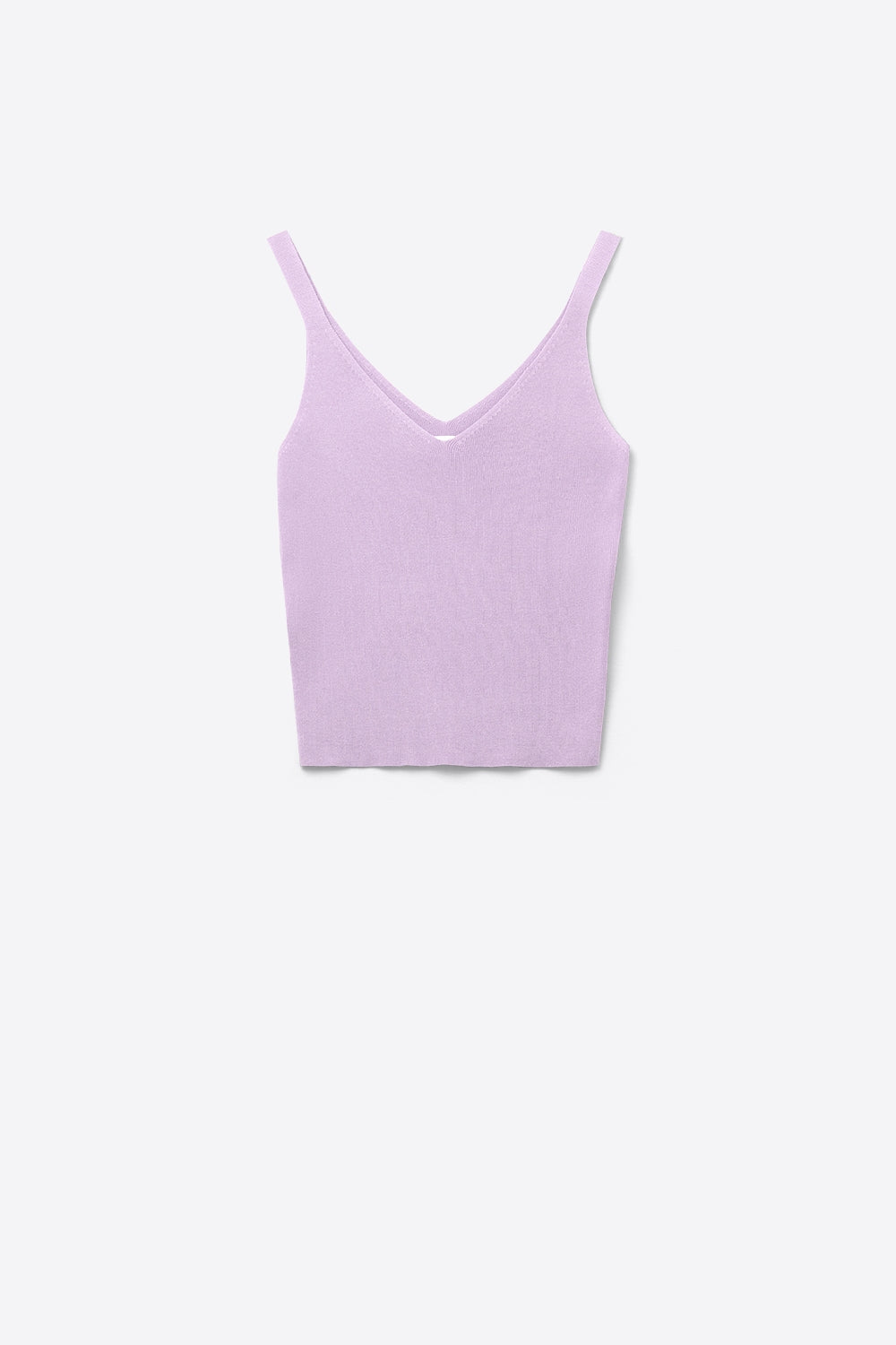 Comfy Ribbed Tank Top in Purple