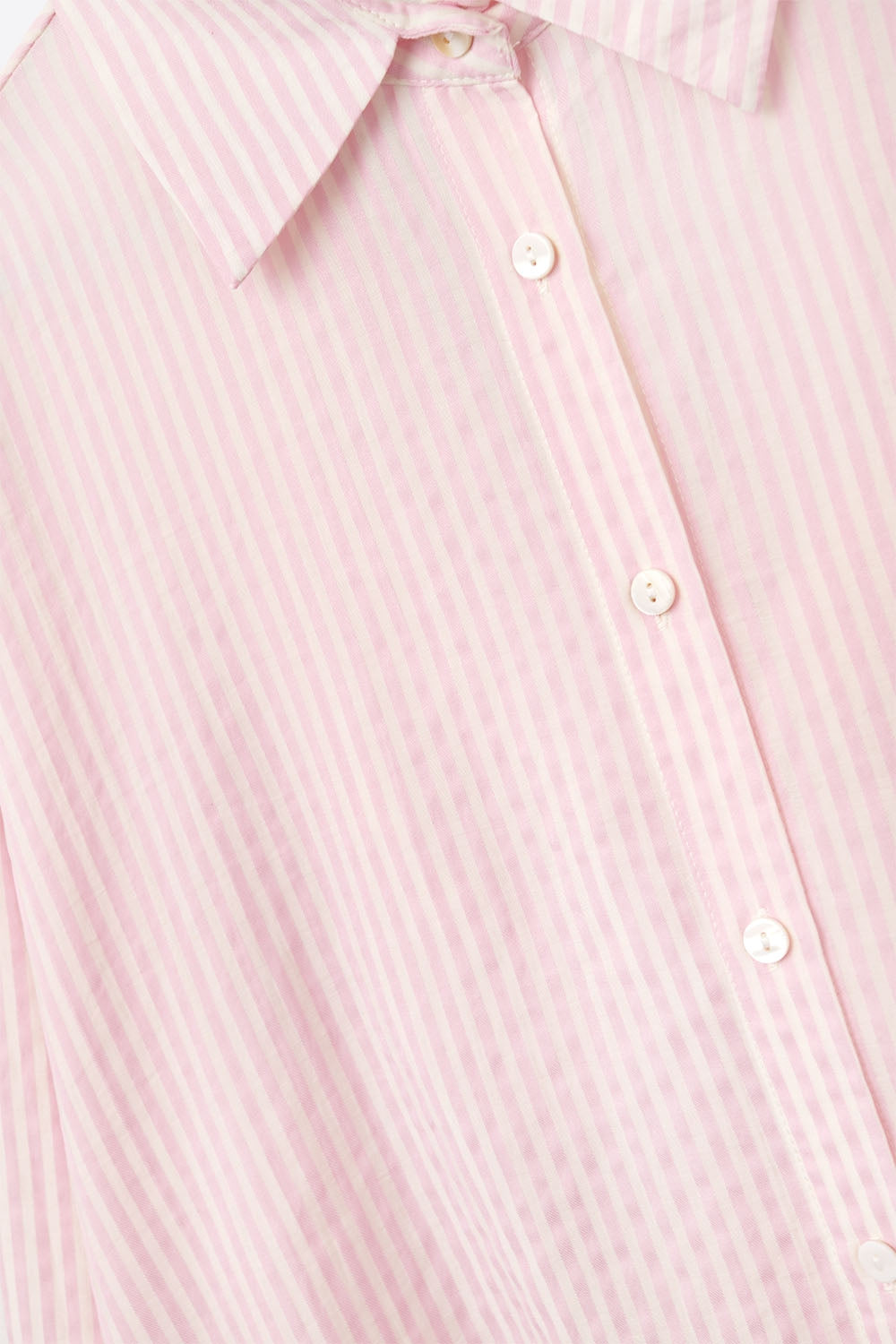 oversized baby pink shirt with bow in the back - Shirts