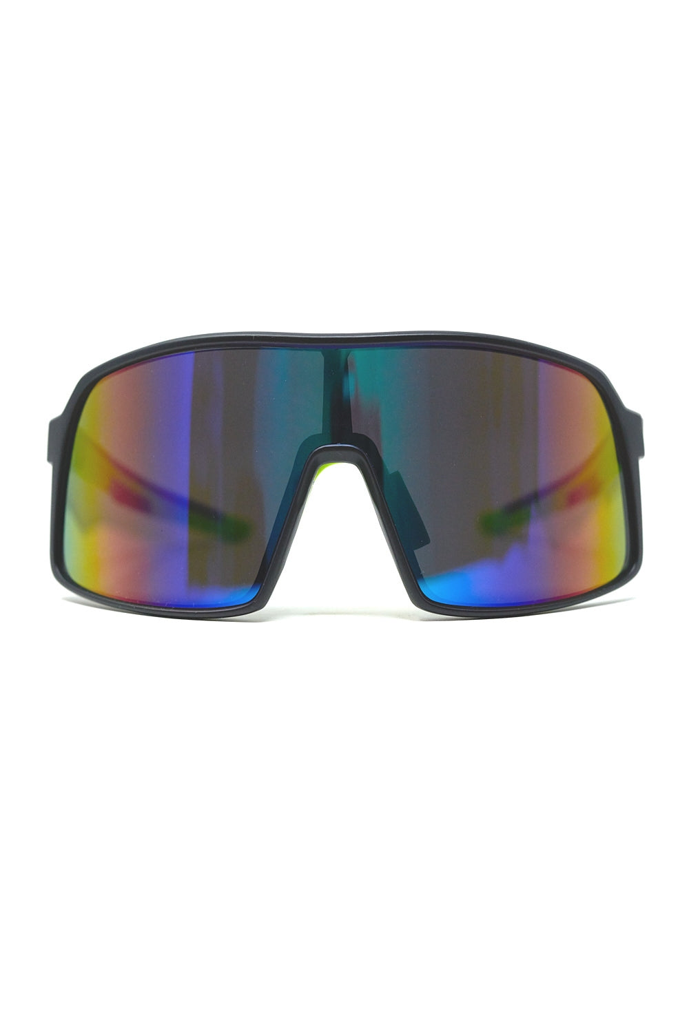 Polarized Sport Sunglasses in Blue Red Gradient