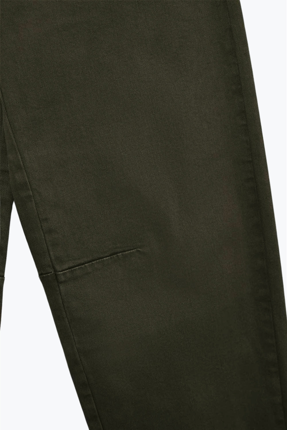 Comfortable stretch jeans with barrel leg in dark green - Jeans