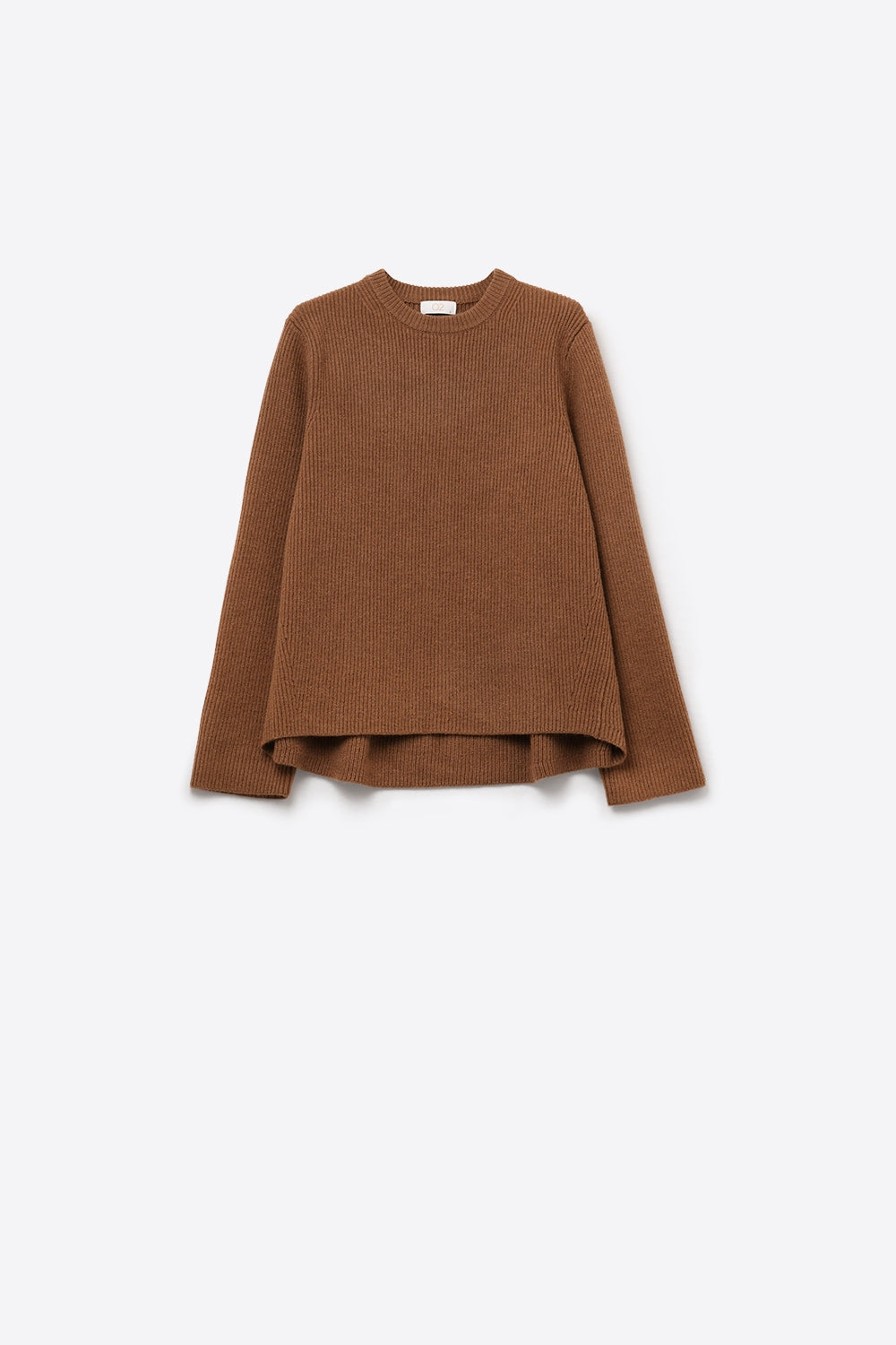 Ribbed Comfy Knit Sweater in Camel - jumper