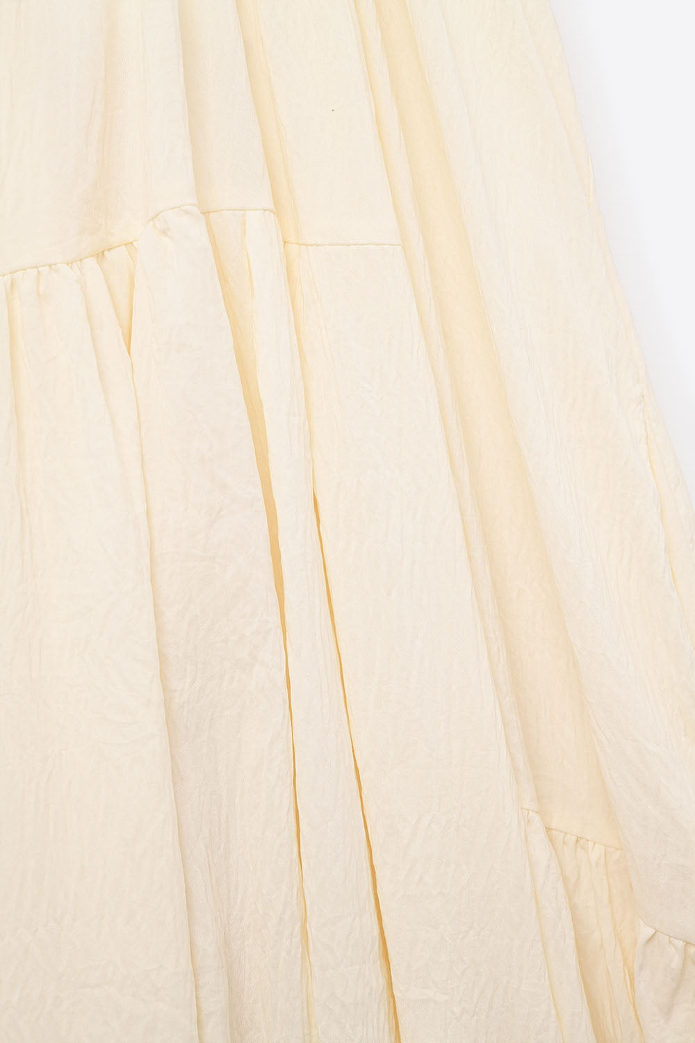 Cream Halter Neck Maxi Dress With Seam Detailing - dress