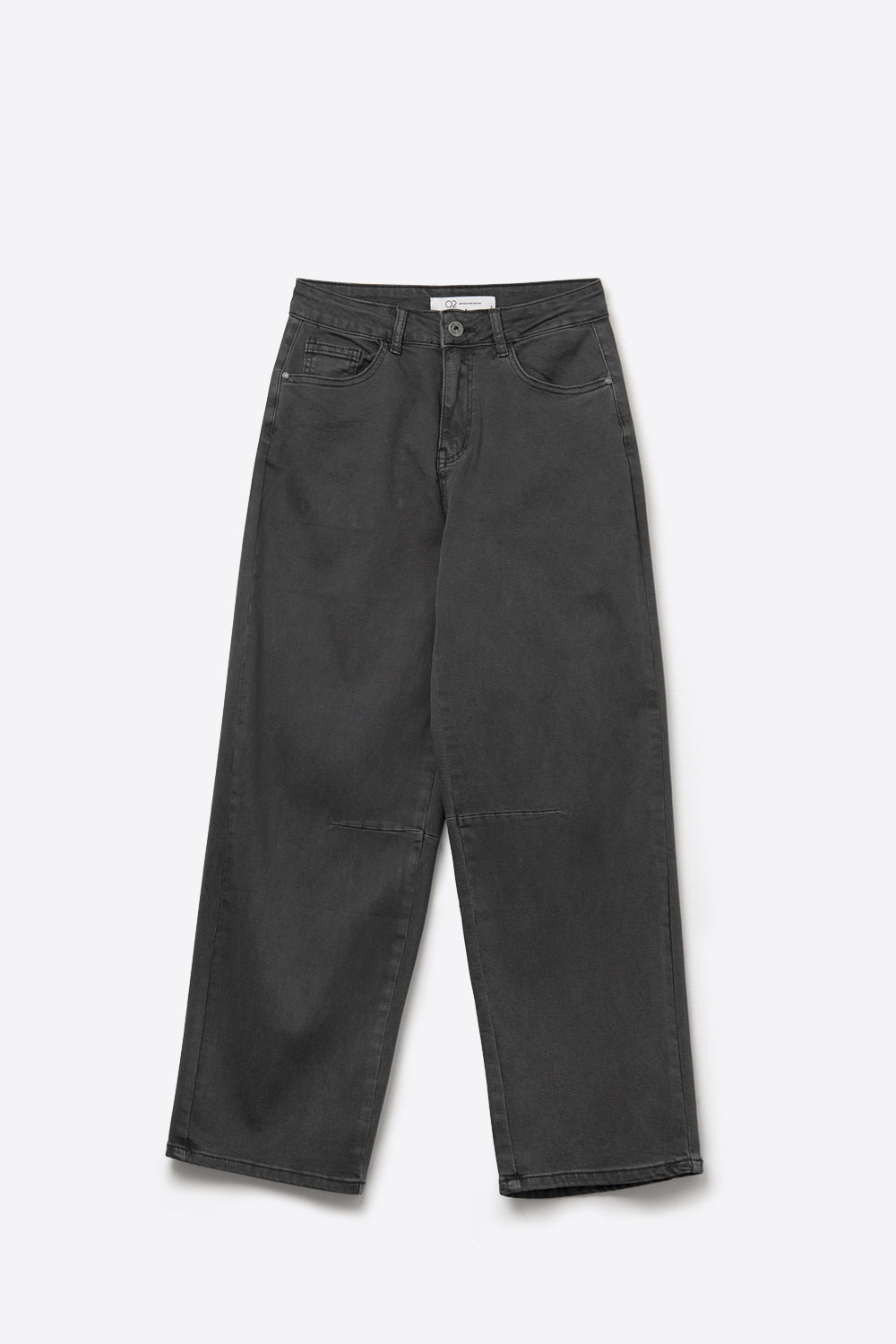 Comfortable stretch jeans with barrel leg in grey - Coloured Jeans