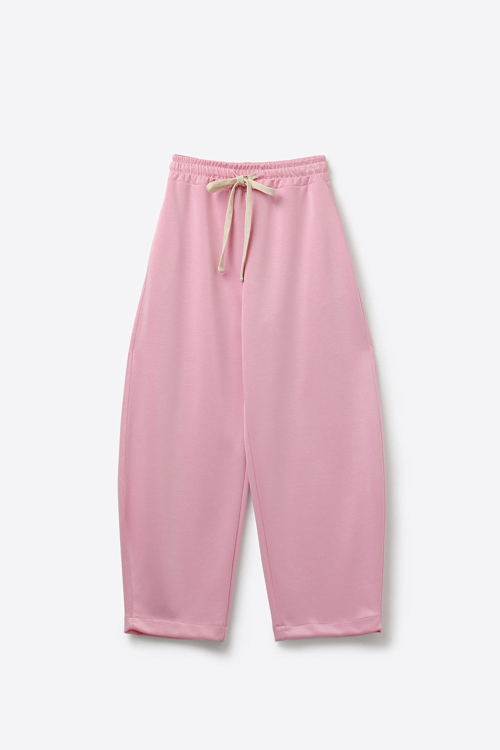 Super-Soft Knit Jogger Pants in pink with Drawstring Waist - trousers