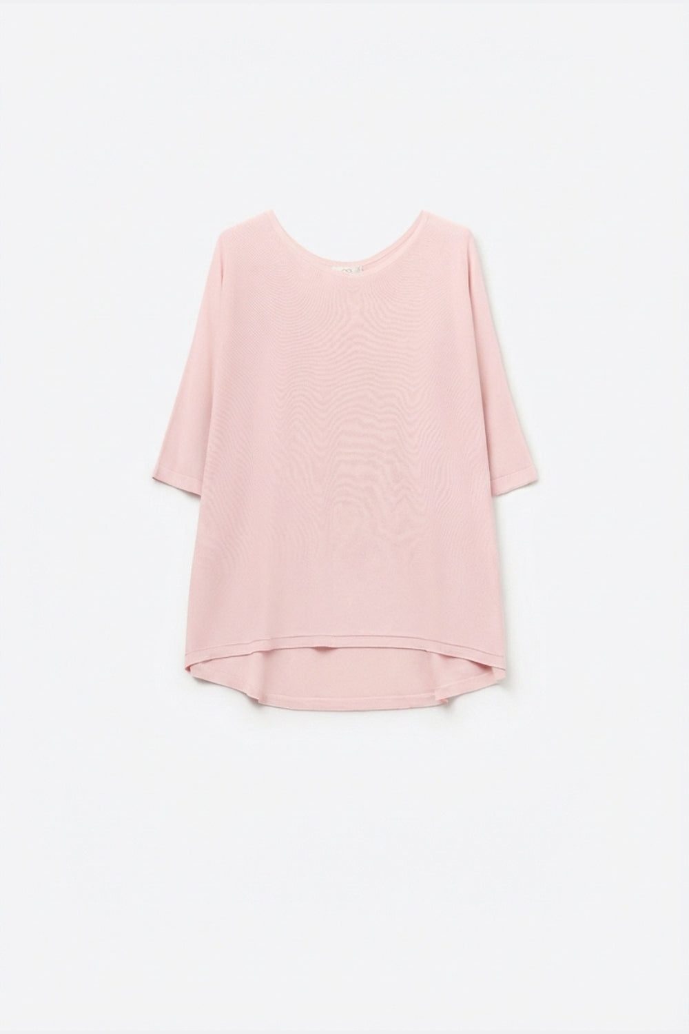 Oversized sweater in Pink with Elbow-Length Sleeves