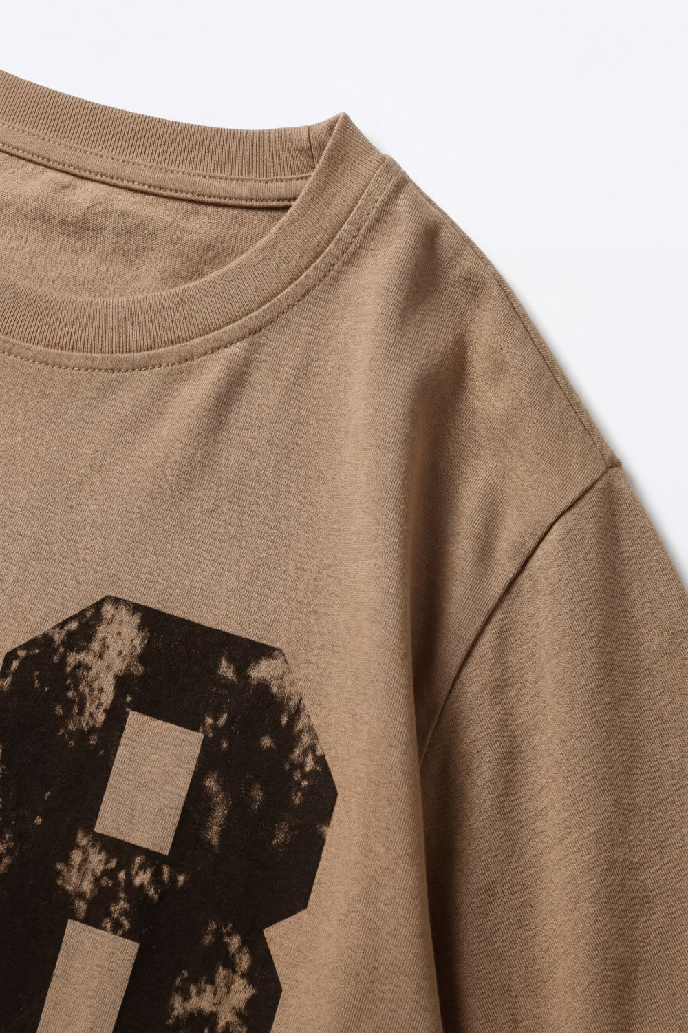 Oversized Cotton sweatshirt with 58 Graphic logo and Side Slits - jumper