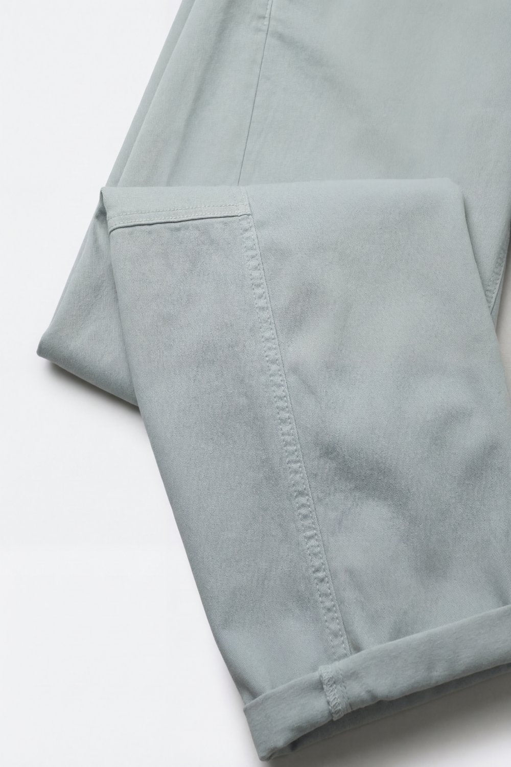 Light Blue Wide-Leg lightweight Cotton Pants in Barrel Style - Coloured Jeans