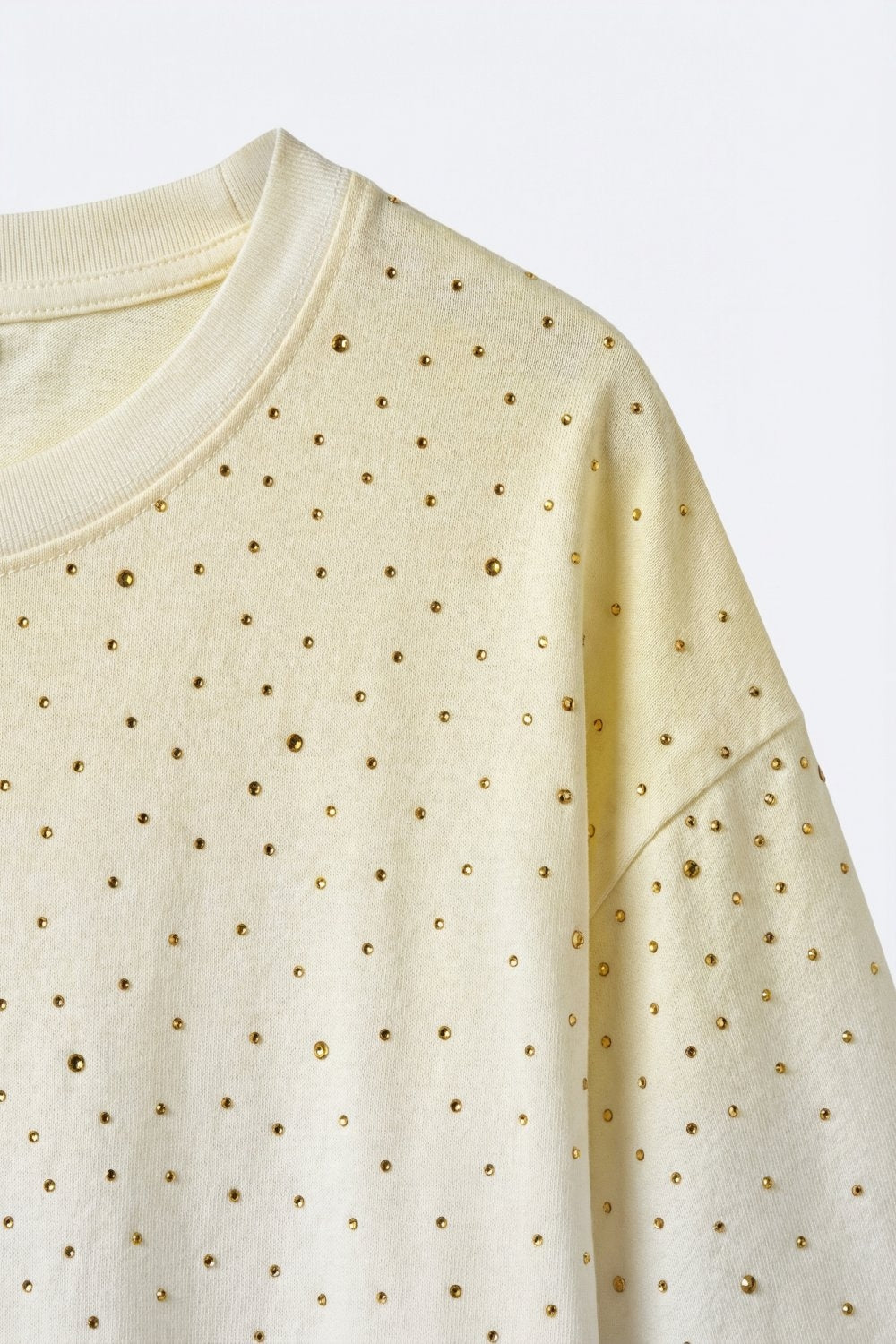 Yellow Gradient Speckled Short Sleeve Tee - top