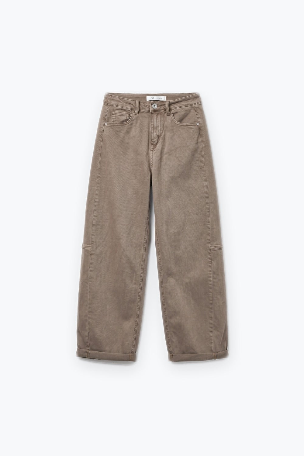 Fango Wide-Leg Pants in Barrel Style with side seam - Coloured Jeans