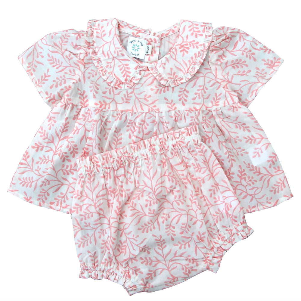 Flora Short Blouse & Bloomer Set