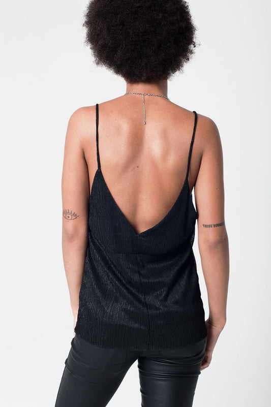 Gold Lurex Cami Top - top