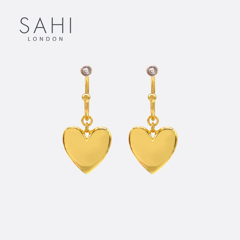 Sahi Love Affair Hoop Drop Earrings - EARRINGS