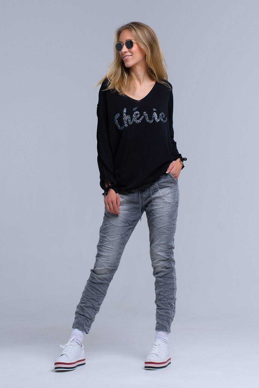 Jogger grey jeans